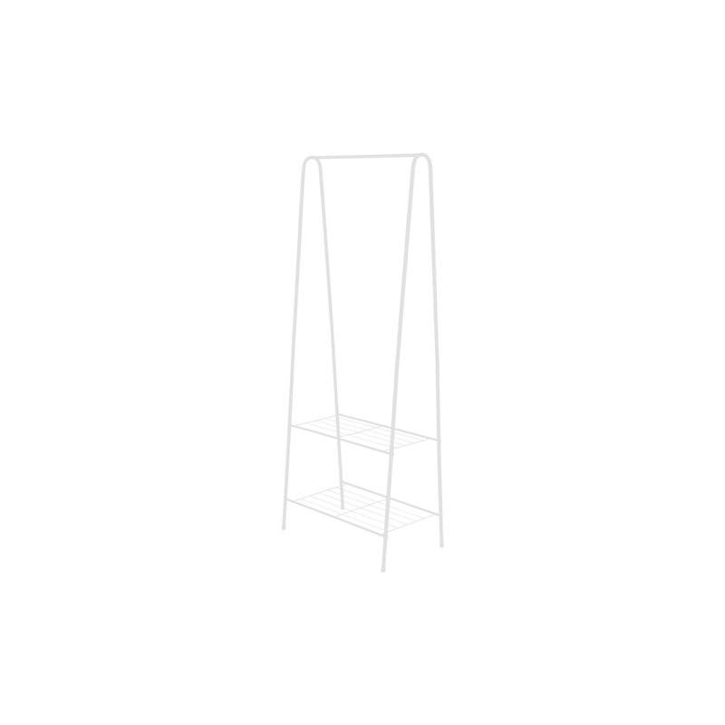 Вешалка для плечиков BOOMHOUSE GR-004 (в1530*ш600*г360мм), 2 полки, металл, белая, 701440 главное фото