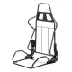 Кресло игровое геймерское Бюрократ VIKING 7 KNIGHT BL FABRIC синий текстиль/эко.кожа крестовина металл. Фото товара с разных ракурсов.