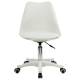 Кресло стул  "Eames MG-310 PL", пластик белый, экокожа белая, 532926. Фото товара с разных ракурсов.