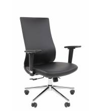 Офисное кресло Chairman 500LUX Россия экокожа черный БП